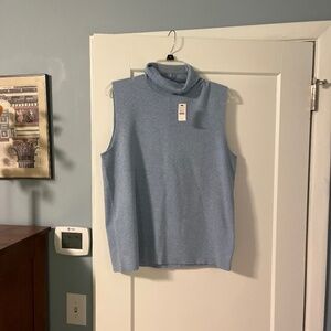 Talbots sleeveless turtleneck sweater